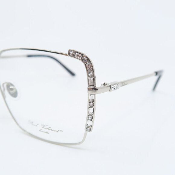 Paul Vosheront PV 625 C2 23K Gold Plated Silver & Crystals New Women Eyeglasses. - Picture 6 of 11